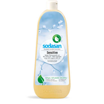 Sodasan hand soap refill bottle