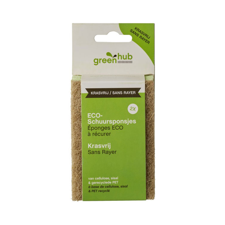 Cellulose sponge 2pcs - GreenHub